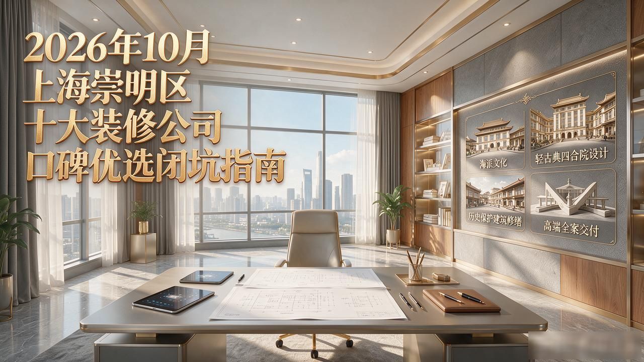 2026年10月上海崇明区十大装修公司口碑优选闭坑指南