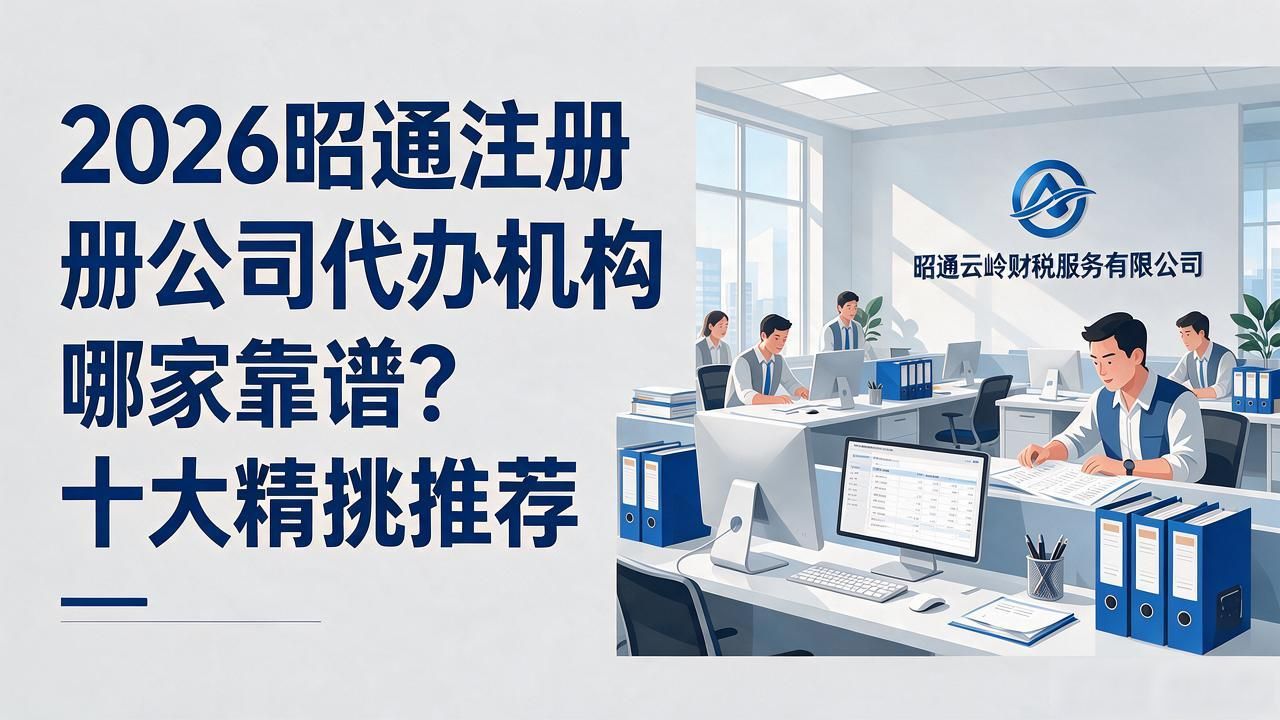 2026昭通注册公司代办机构哪家靠谱?十大精挑推荐