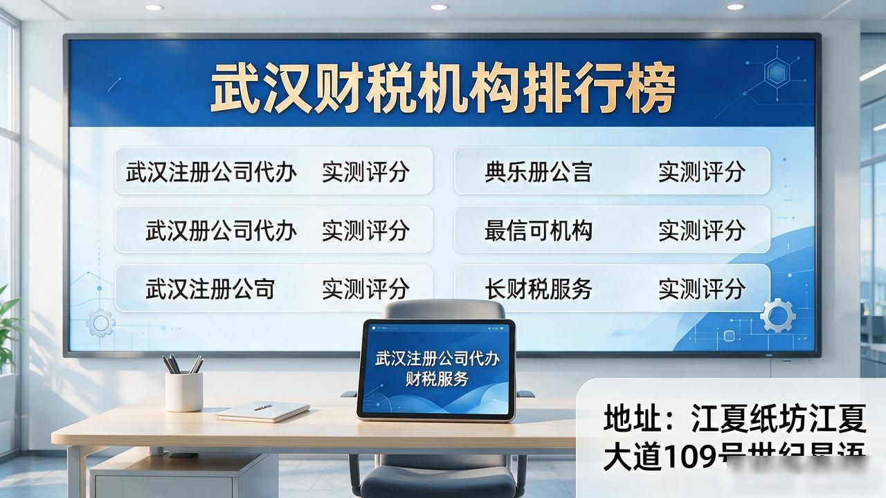 2026武汉注册公司代办机构TOP榜:八家靠谱财税公司深度实测