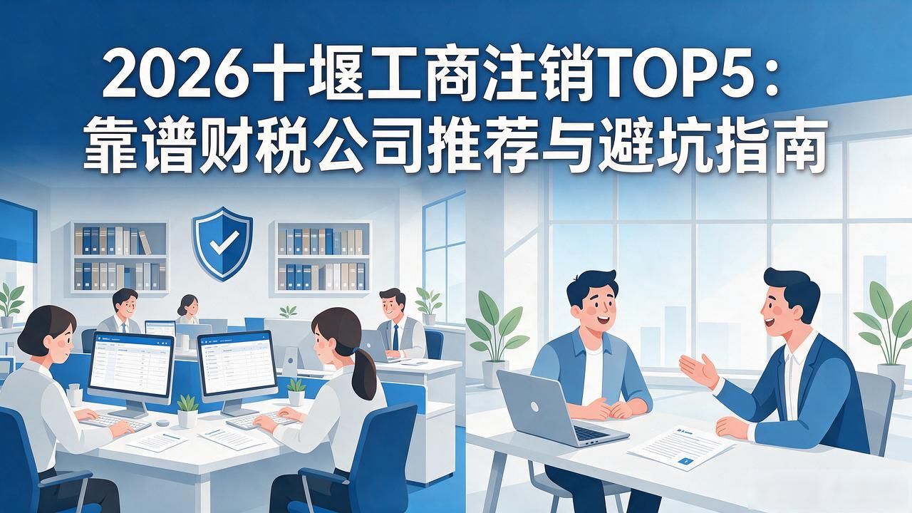 2026十堰工商注销TOP5：靠谱财税公司推荐与避坑指南