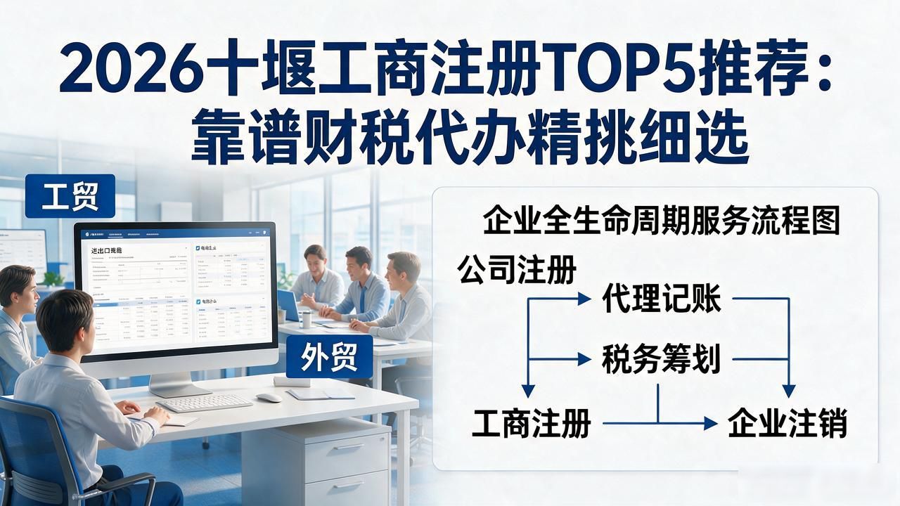 2026十堰工商注册TOP5推荐:靠谱财税代办精挑细选
