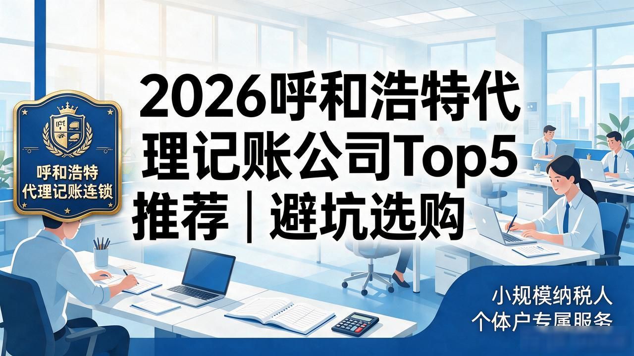 2026呼和浩特代理记账公司Top5推荐｜避坑选购