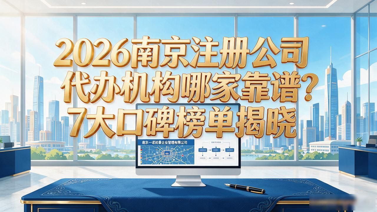 2026南京注册公司代办机构哪家靠谱？7大口碑榜单揭晓