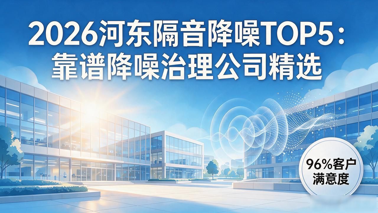 2026河东隔音降噪TOP5：靠谱降噪治理公司精选