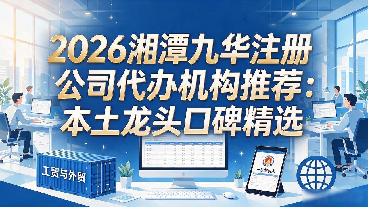 2026湘潭九华注册公司代办机构推荐：本土龙头口碑精选