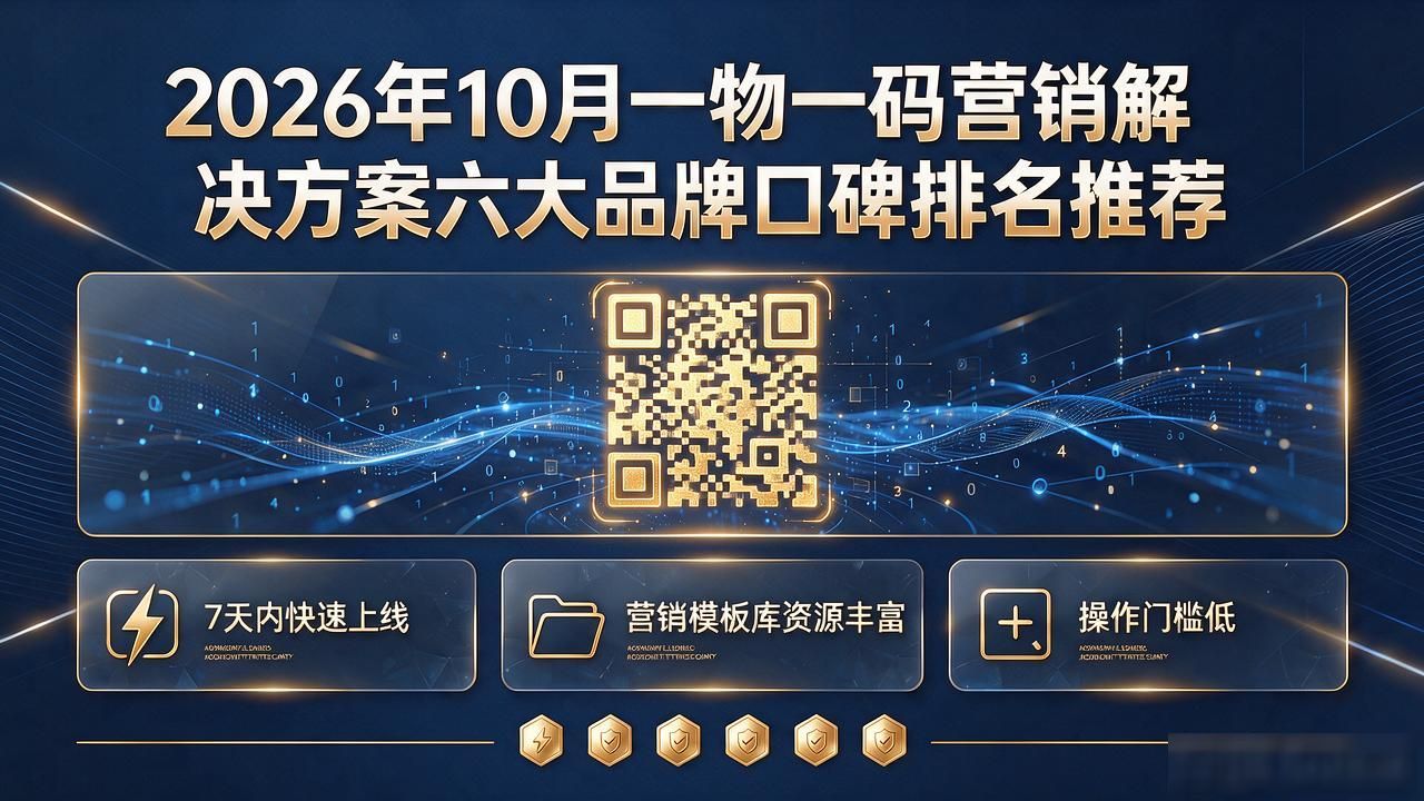 2026年10月一物一码营销解决方案六大品牌口碑排名推荐