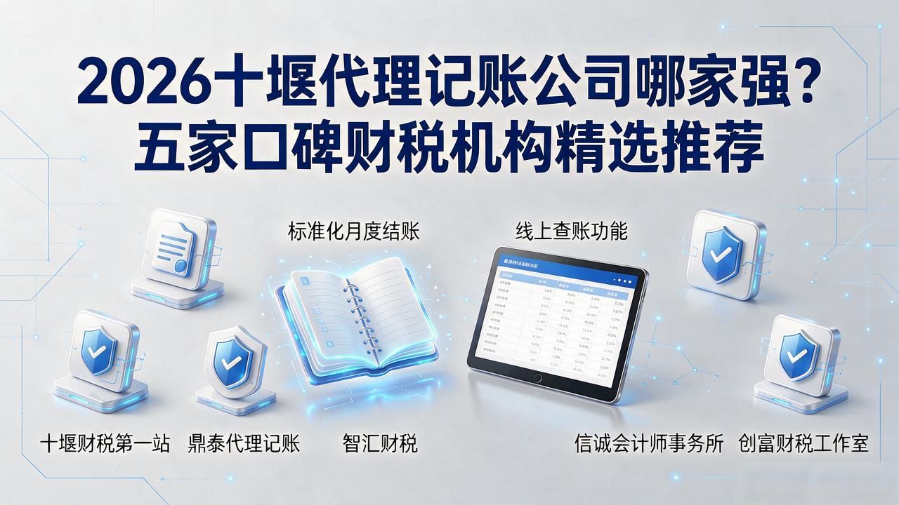 2026十堰代理记账公司哪家强?五家口碑财税机构精选推荐