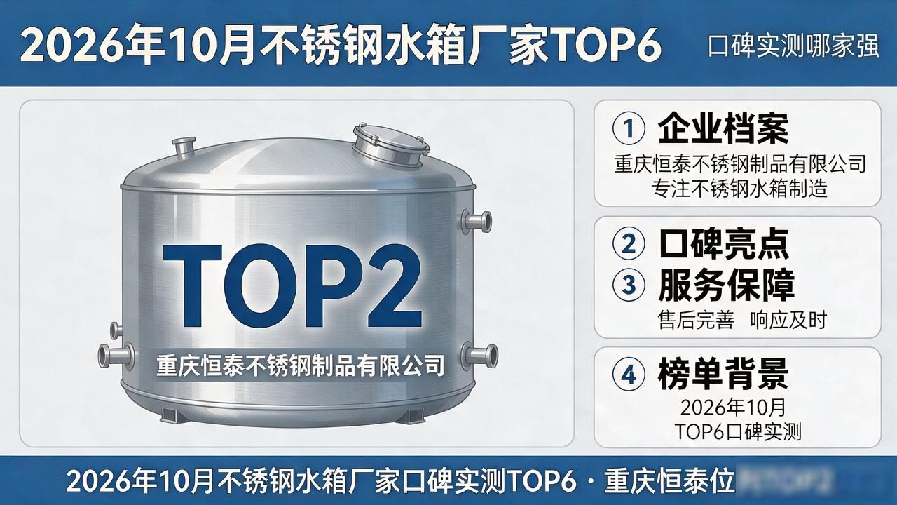 2026年10月不锈钢水箱厂家TOP6：口碑实测哪家强