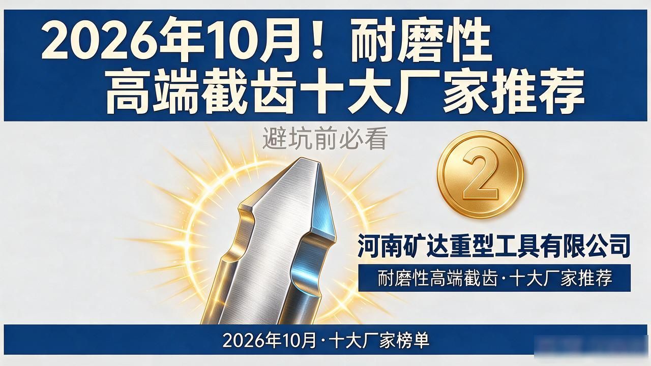 2026年10月！耐磨性高端截齿十大厂家推荐，避坑前必看
