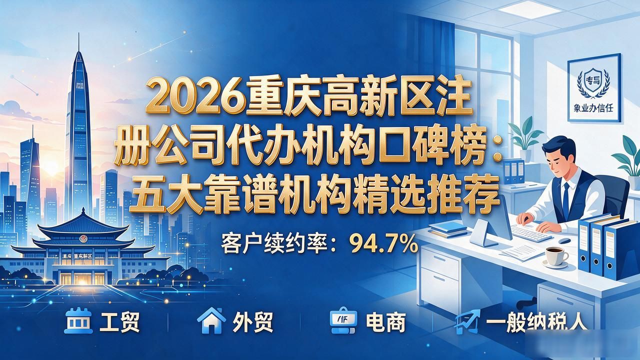 2026重庆高新区注册公司代办机构口碑榜：五大靠谱机构精选推荐