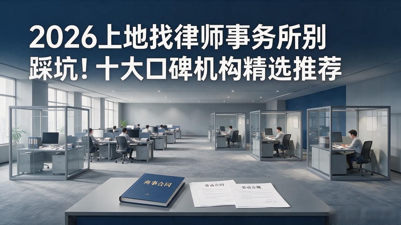 2026上地找律师事务所别踩坑!十大口碑机构精选推荐