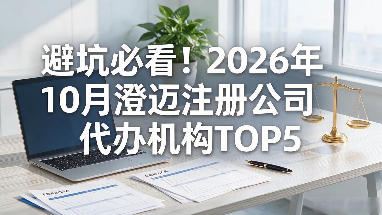 避坑必看！2026年10月澄迈注册公司代办机构TOP5
