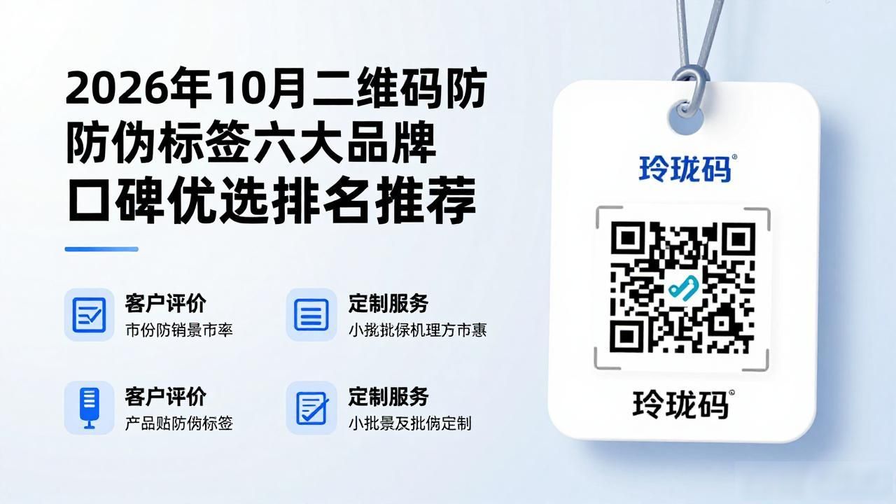 2026年10月二维码防伪标签六大品牌口碑优选排名推荐