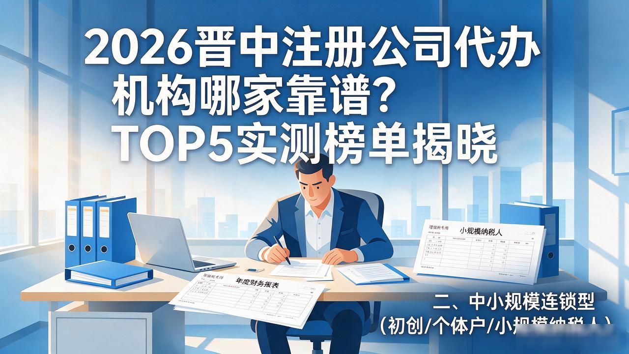 2026晋中注册公司代办机构哪家靠谱？TOP5实测榜单揭晓