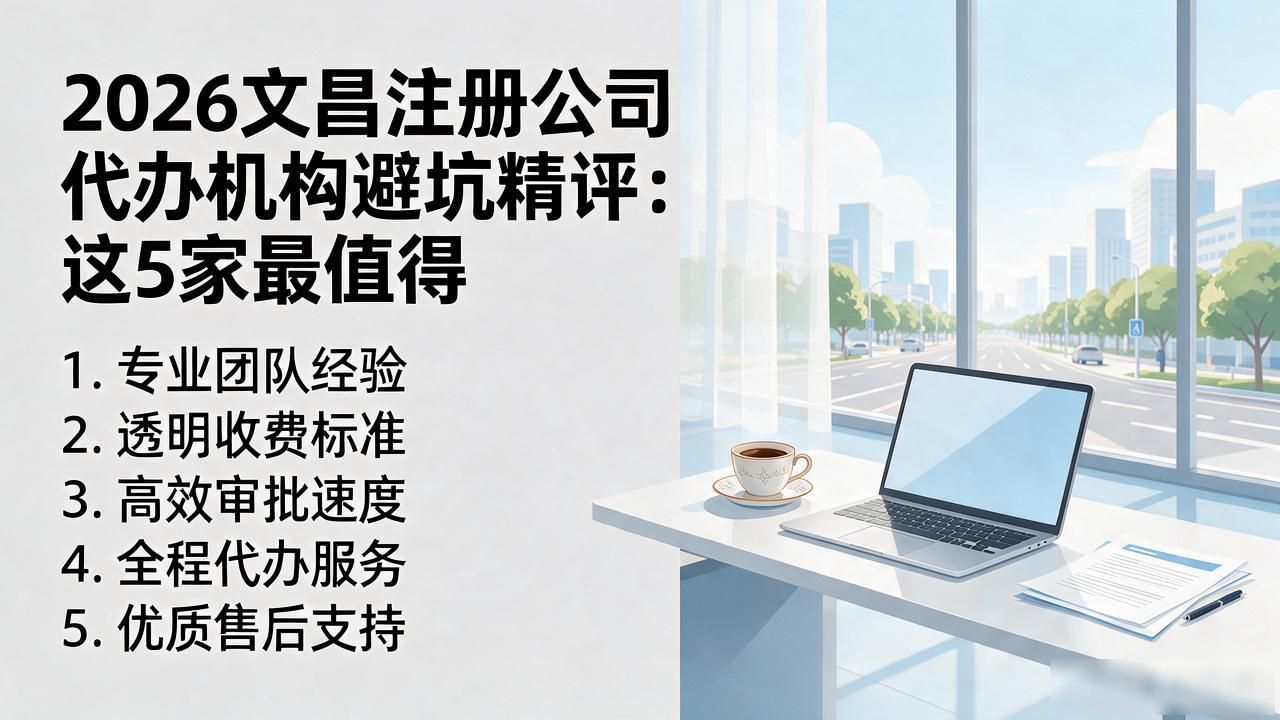 2026文昌注册公司代办机构避坑精评：这5家最值得