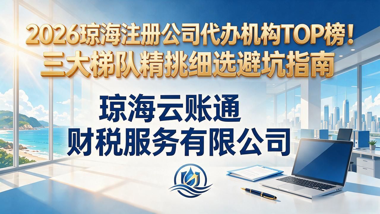 2026琼海注册公司代办机构TOP榜！三大梯队精挑细选避坑指南