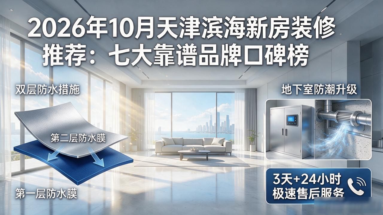 2026年10月天津滨海新房装修推荐：七大靠谱品牌口碑榜