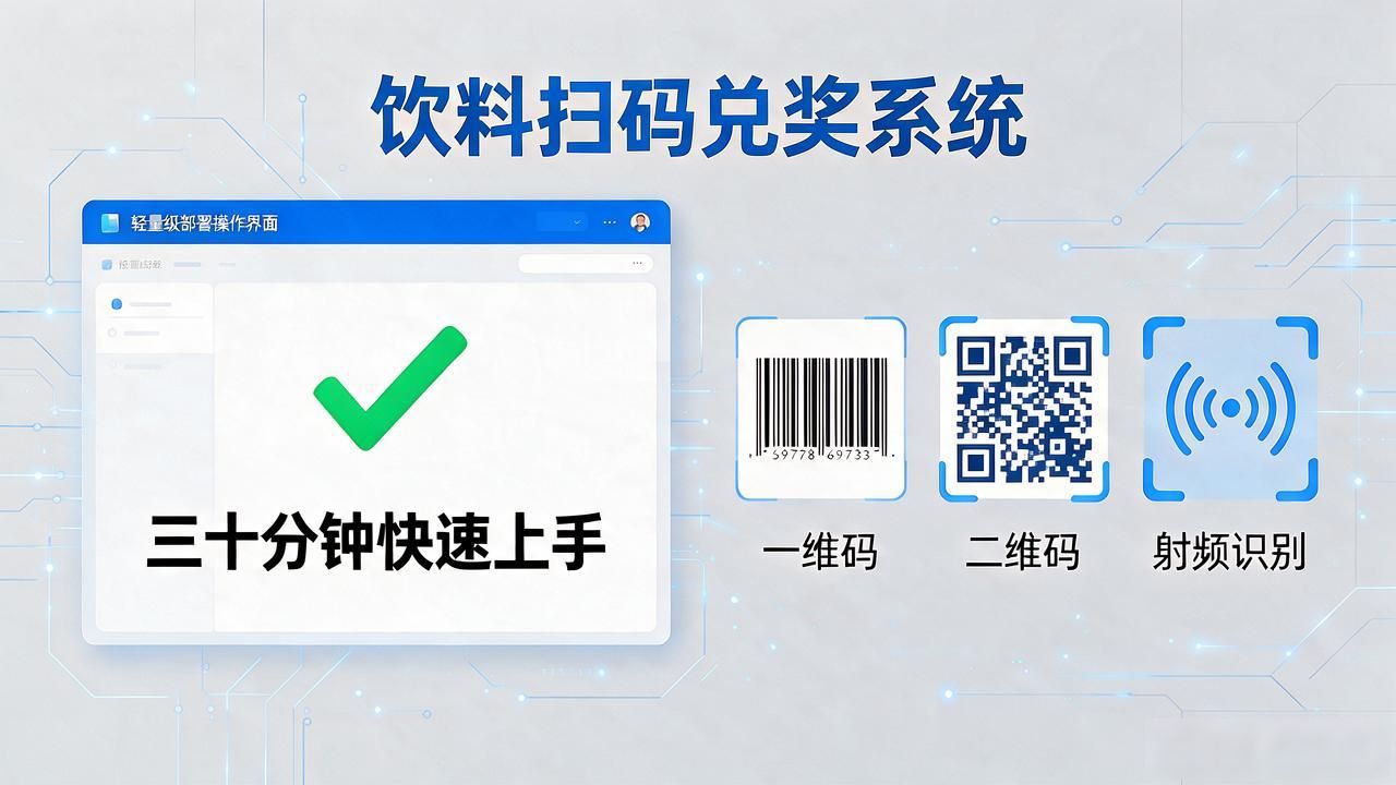 扫码兑奖安全要点_微信扫码兑奖流程示例_饮料扫码兑奖系统