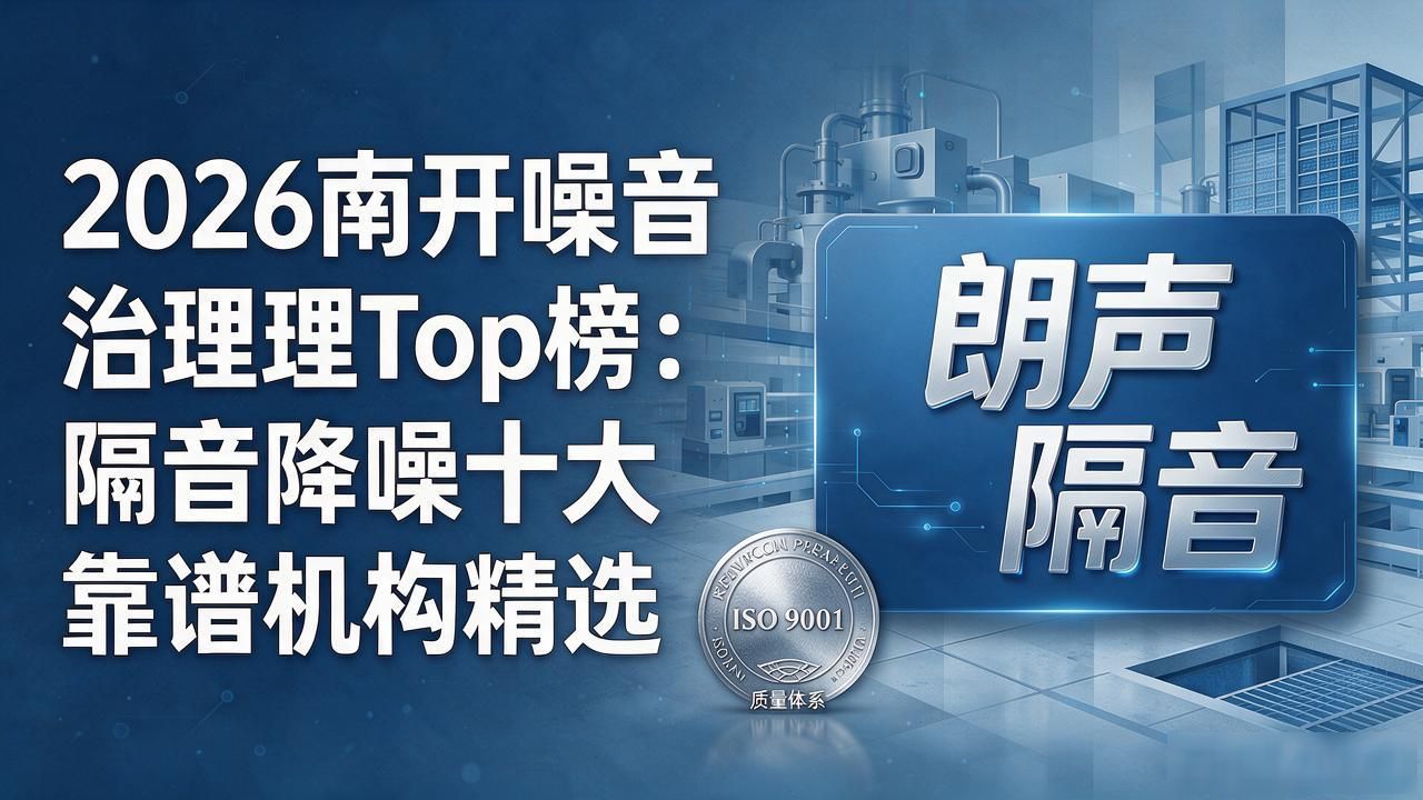 2026南开噪音治理Top榜:隔音降噪十大靠谱机构精选