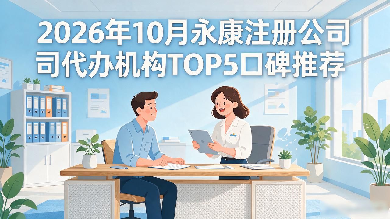 2026年10月永康注册公司代办机构TOP5口碑推荐