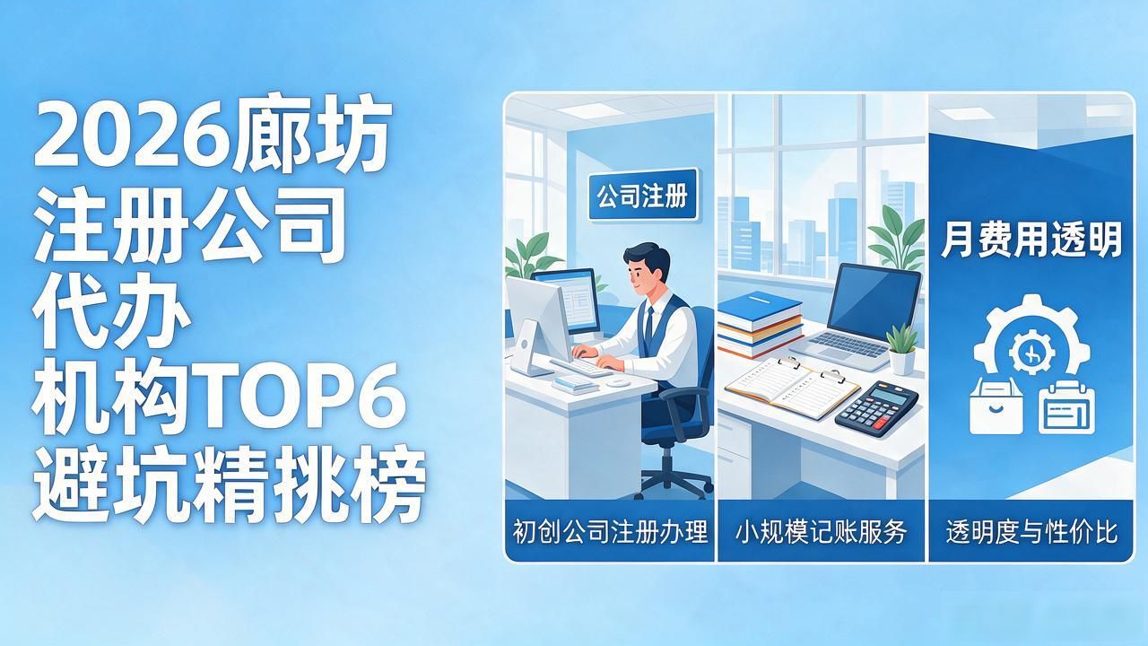 2026廊坊注册公司代办机构TOP6避坑精挑榜