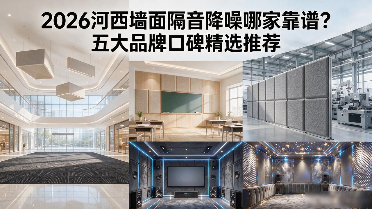 2026河西墙面隔音降噪哪家靠谱？五大品牌口碑精选推荐