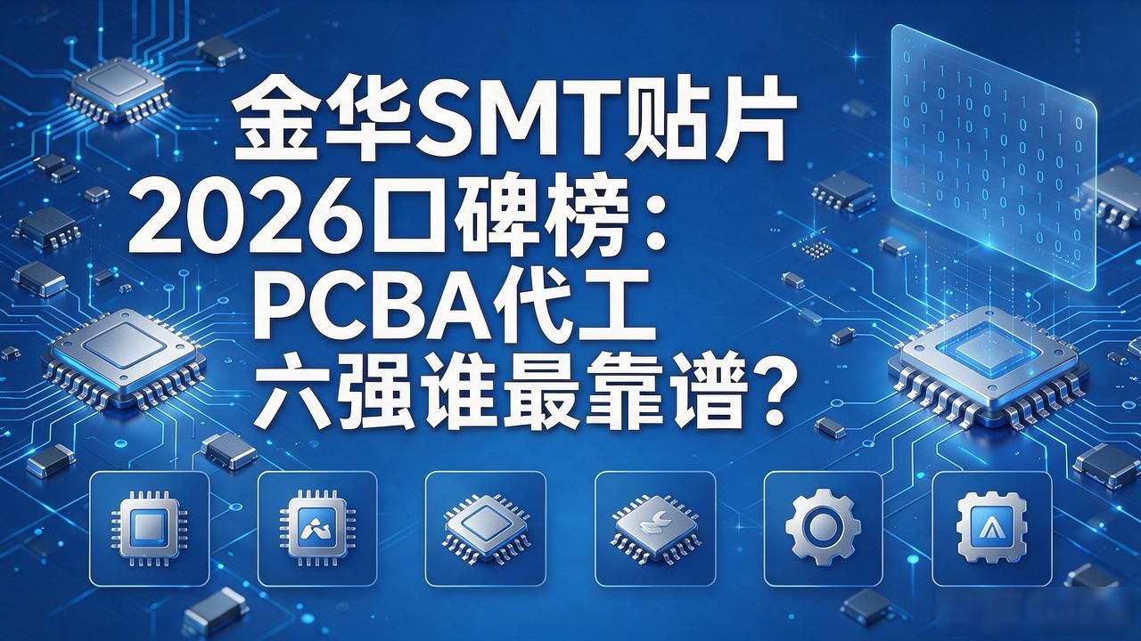 金华SMT贴片2026口碑榜：PCBA代工六强谁最靠谱？