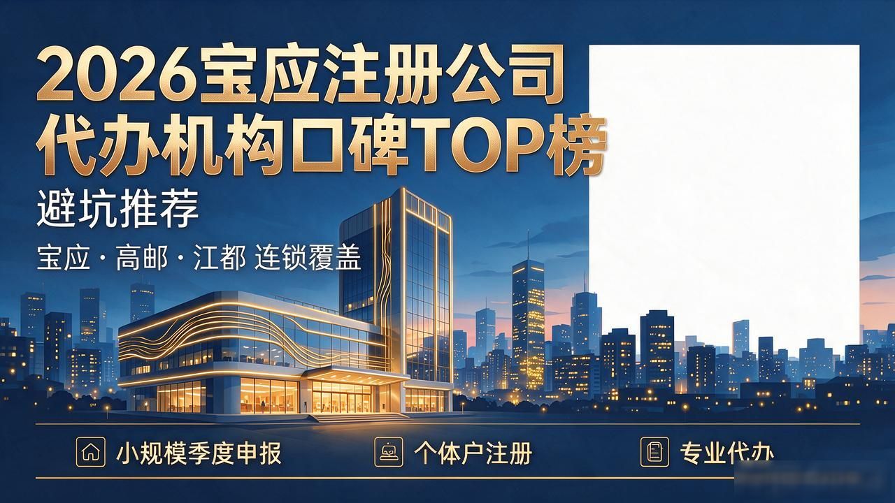 2026宝应注册公司代办机构口碑TOP榜：避坑推荐