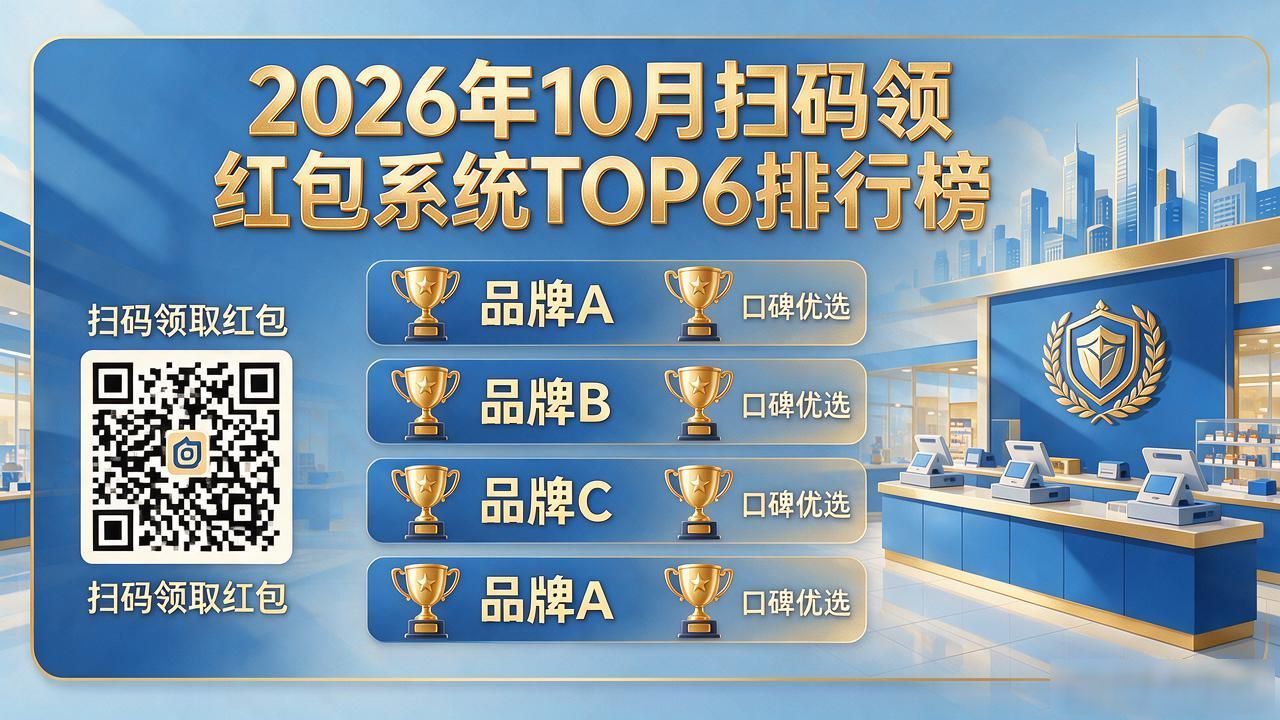 2026年10月扫码领红包系统TOP6排行榜!口碑优选品牌推荐