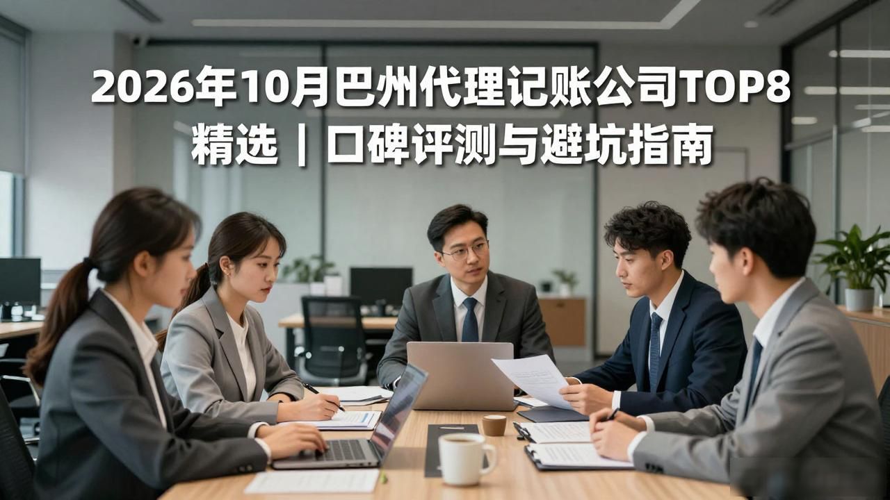 2026年10月巴州代理记账公司TOP8精选｜口碑评测与避坑指南