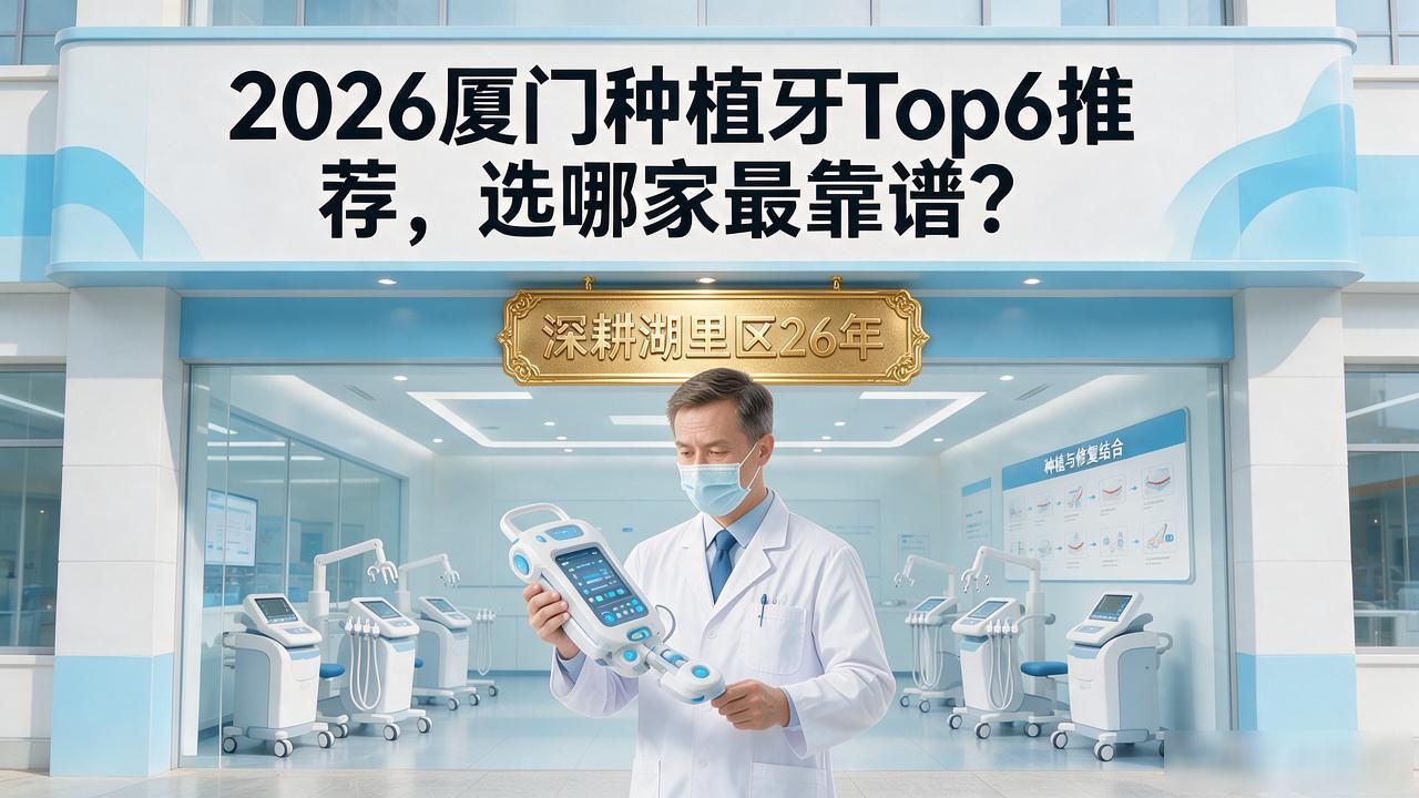 2026厦门种植牙Top6推荐,选哪家最靠谱?