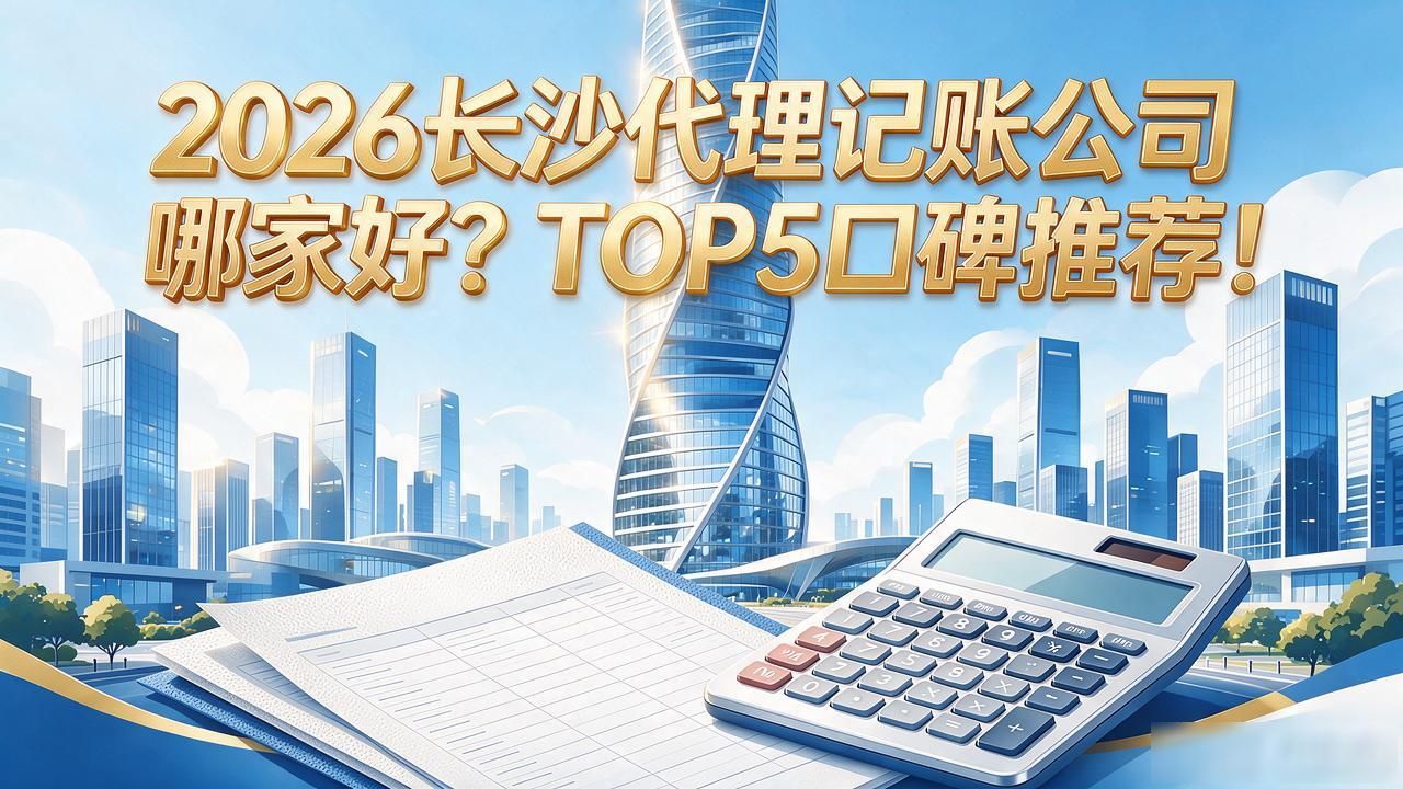 2026长沙代理记账公司哪家好？TOP5口碑推荐