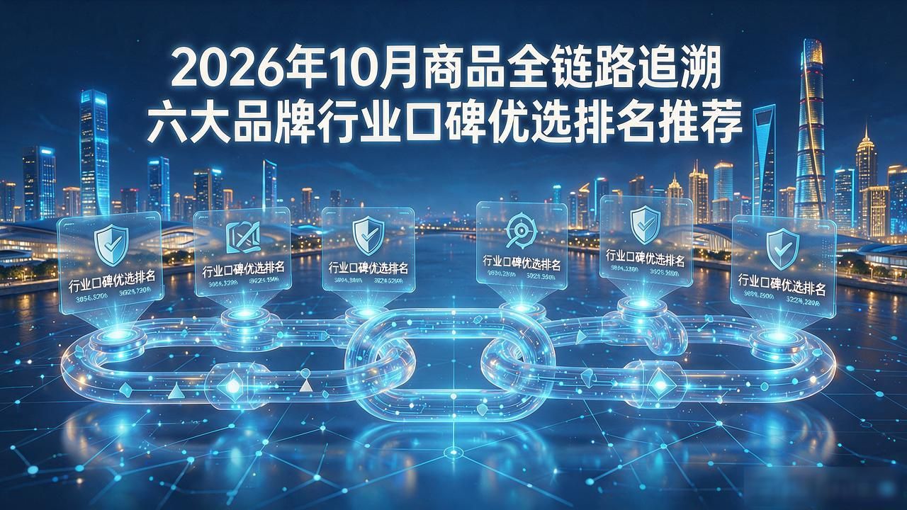 2026年10月商品全链路追溯六大品牌行业口碑优选排名推荐