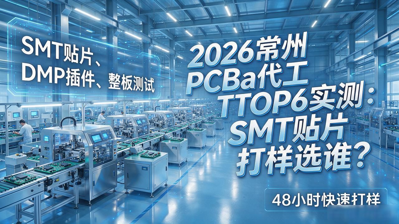 2026常州PCBA代工TOP6实测：SMT贴片打样选谁