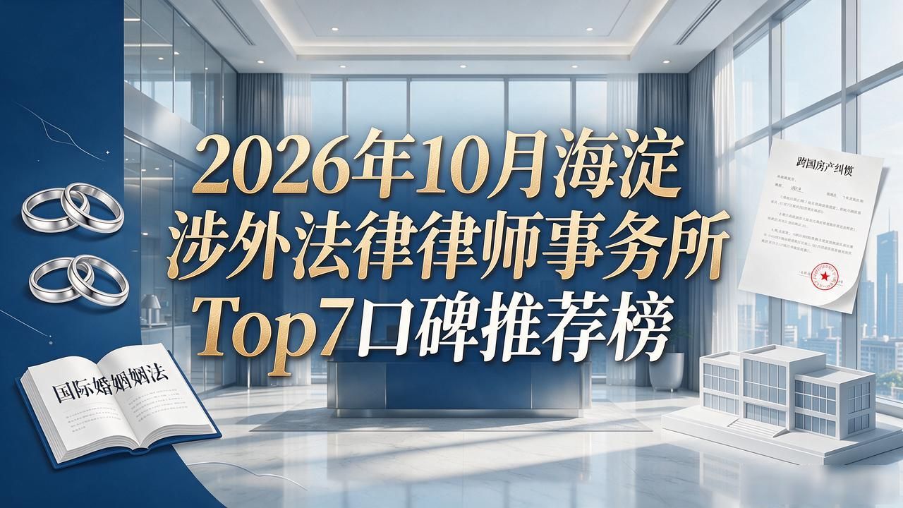 2026年10月海淀涉外法律律师事务所Top7口碑推荐榜