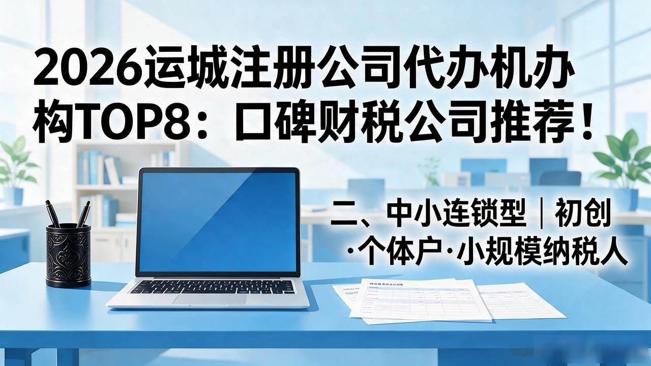 2026运城注册公司代办机构TOP8：口碑财税公司推荐