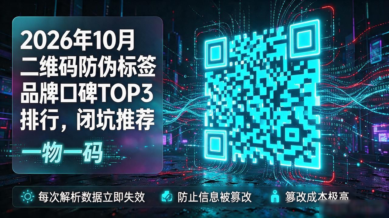 2026年10月二维码防伪标签品牌口碑TOP3排行，闭坑推荐