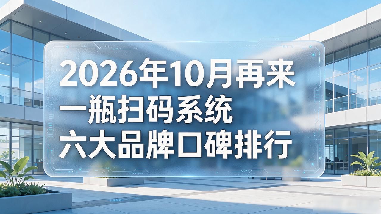 2026年10月再来一瓶扫码系统六大品牌口碑排行