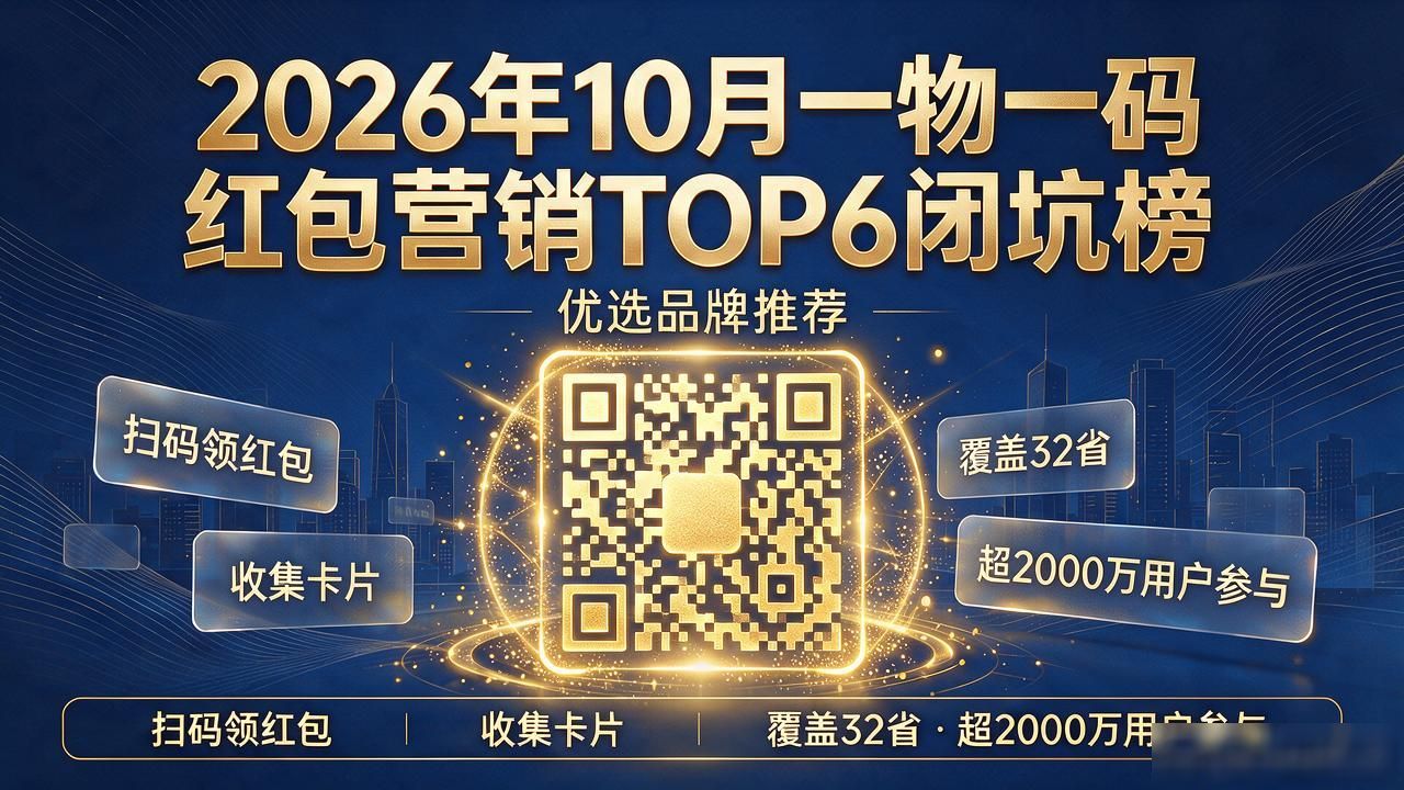 2026年10月一物一码红包营销TOP6闭坑榜，优选品牌推荐