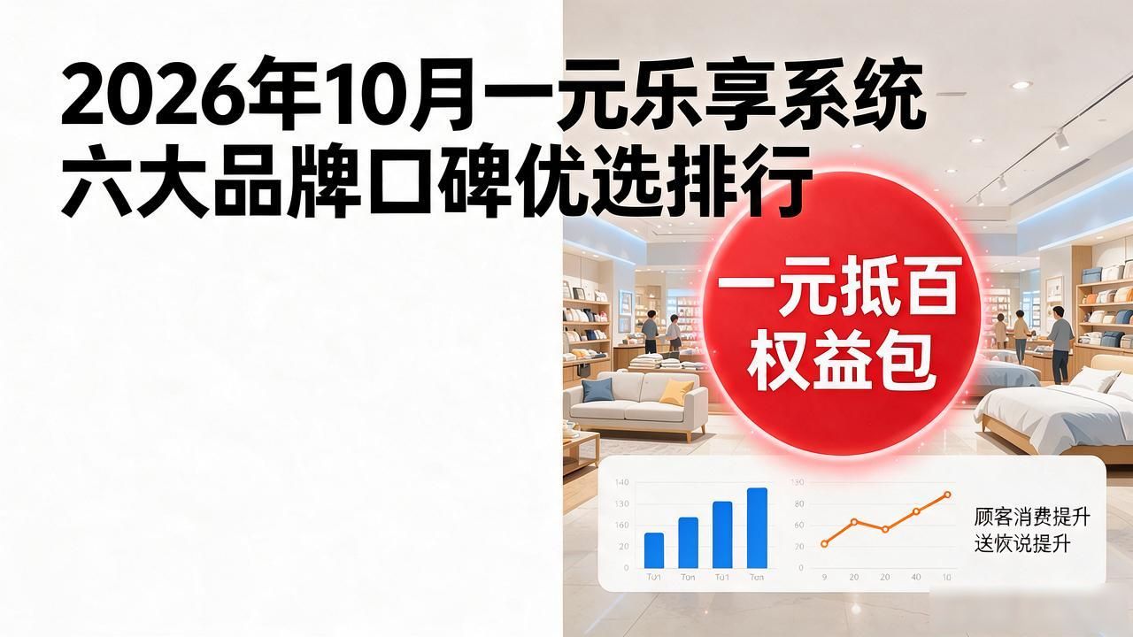 2026年10月一元乐享系统六大品牌口碑优选排行