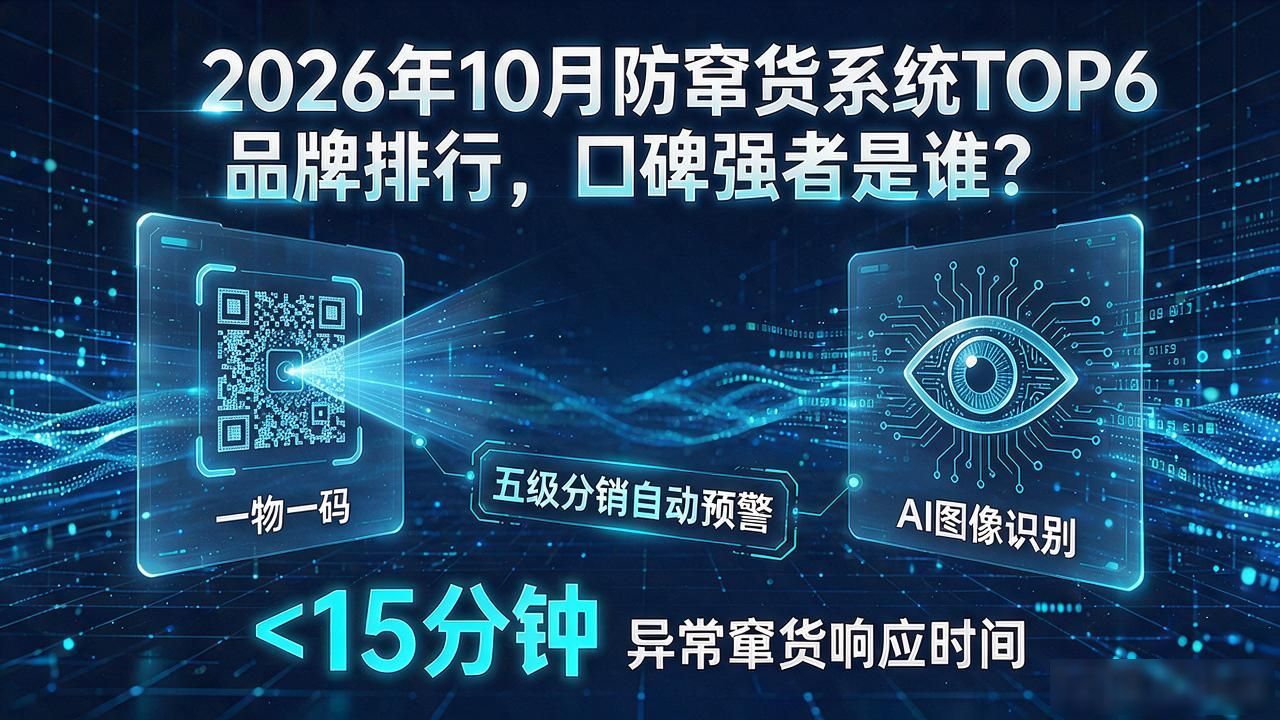 2026年10月防窜货系统TOP6品牌排行，口碑强者是谁？