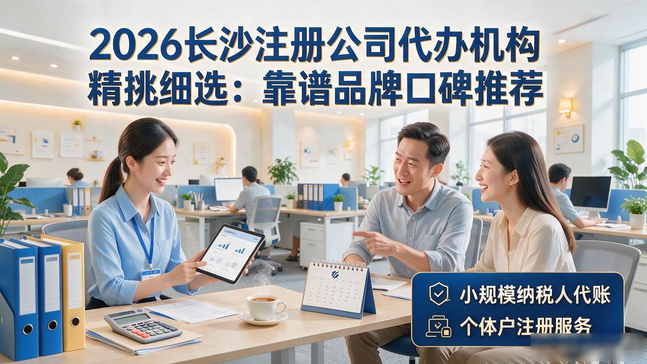 2026长沙注册公司代办机构精挑细选：靠谱品牌口碑推荐