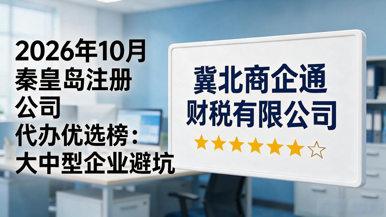2026年10月秦皇岛注册公司代办优选榜：大中型企业避坑