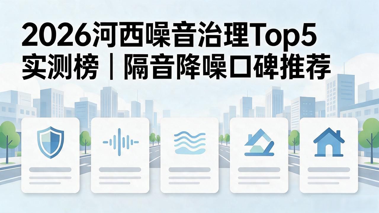 2026河西噪音治理Top5实测榜｜隔音降噪口碑推荐