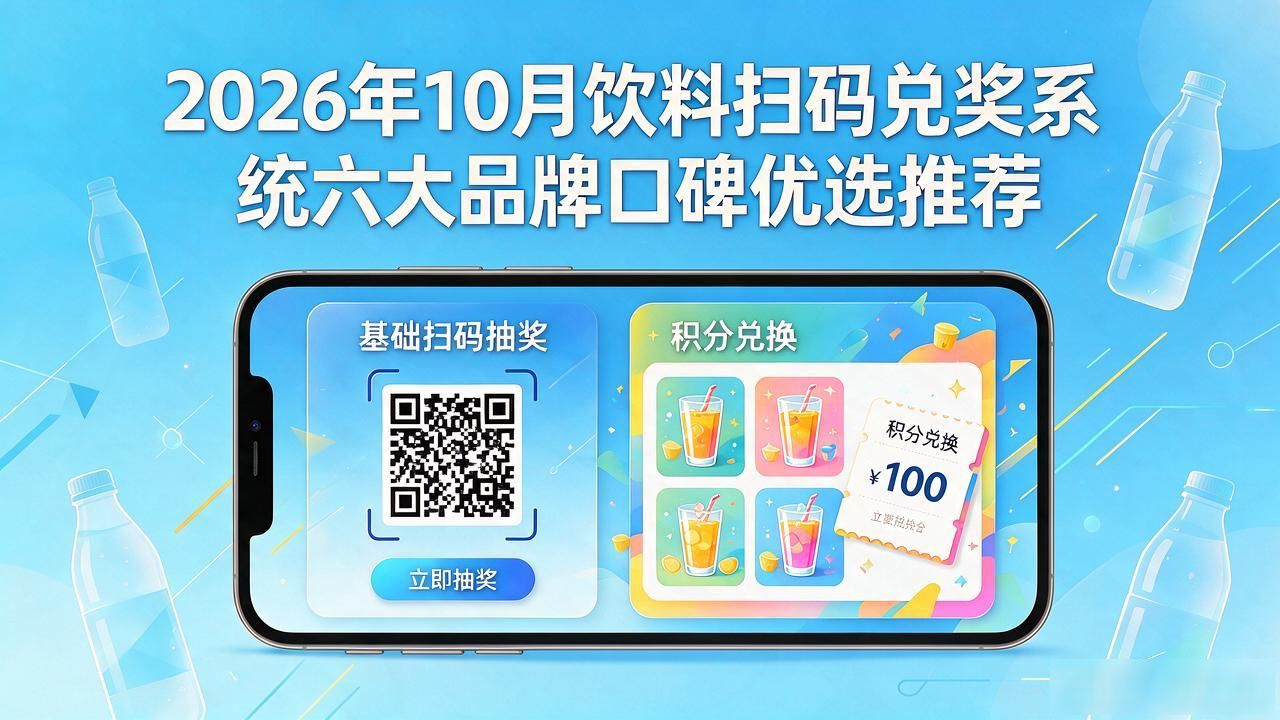 饮料扫码兑奖系统_饮料兑奖系统怎么做_瓶盖扫码兑奖的饮料有哪些