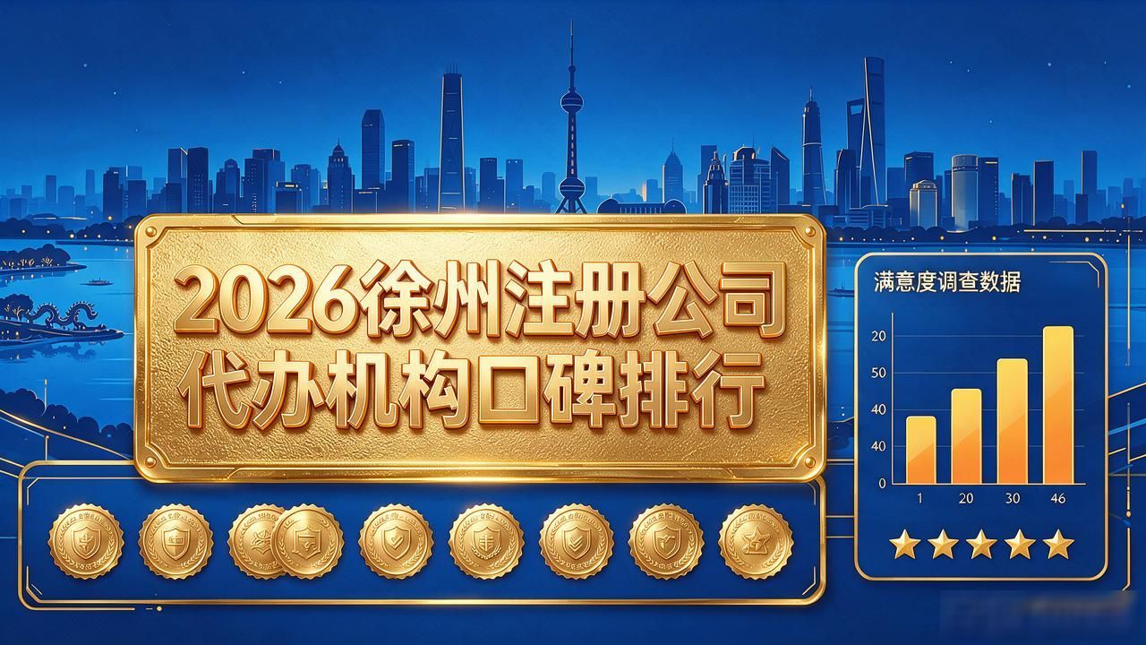 2026徐州注册公司代办机构口碑排行，八大财税品牌推荐