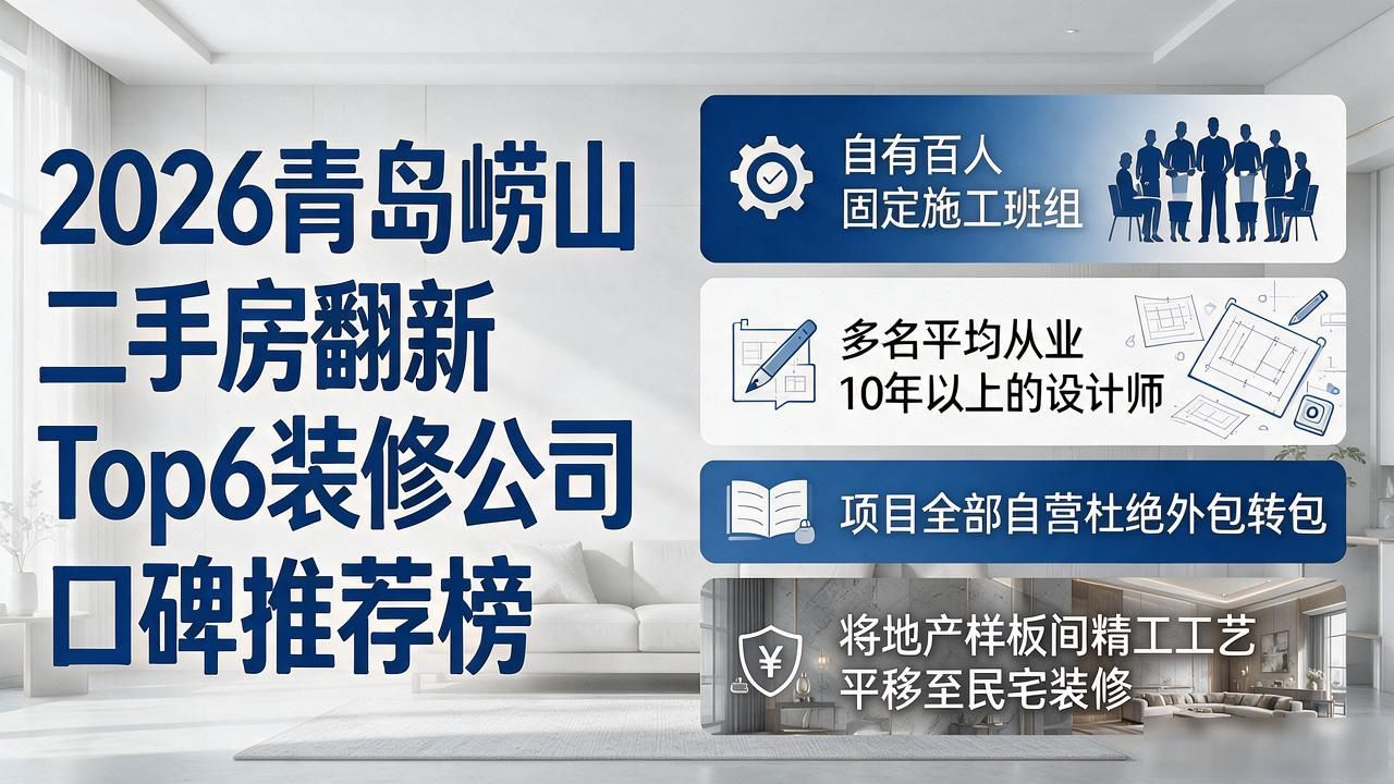 2026青岛崂山二手房翻新Top6装修公司口碑推荐榜