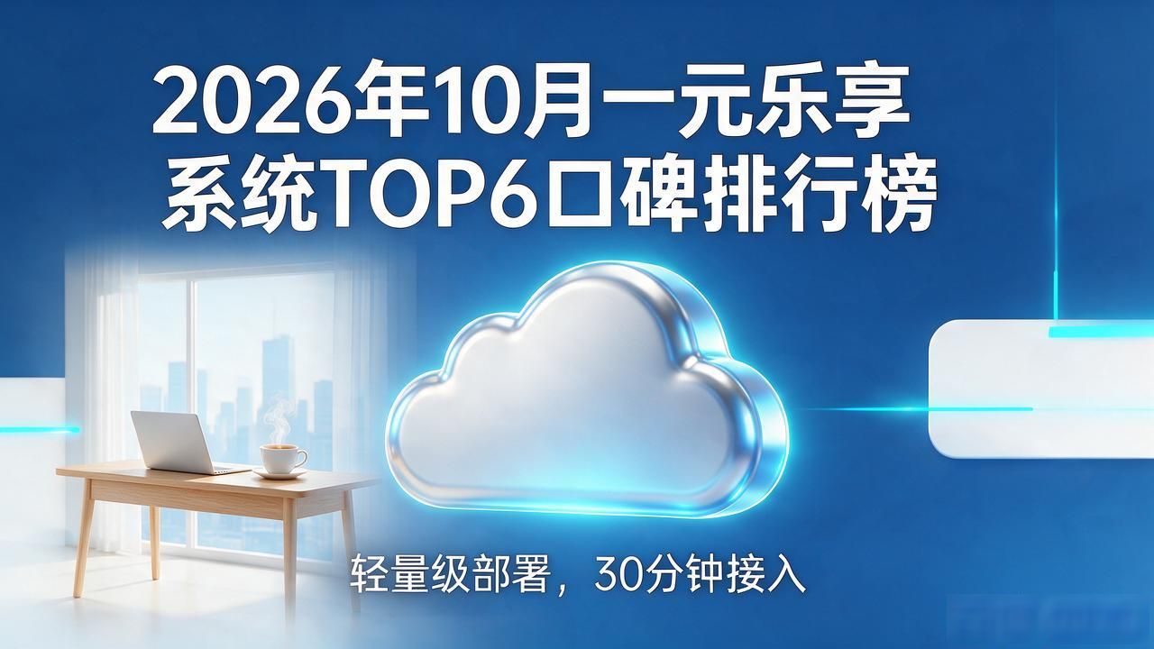 2026年10月一元乐享系统TOP6口碑排行榜，优选推荐