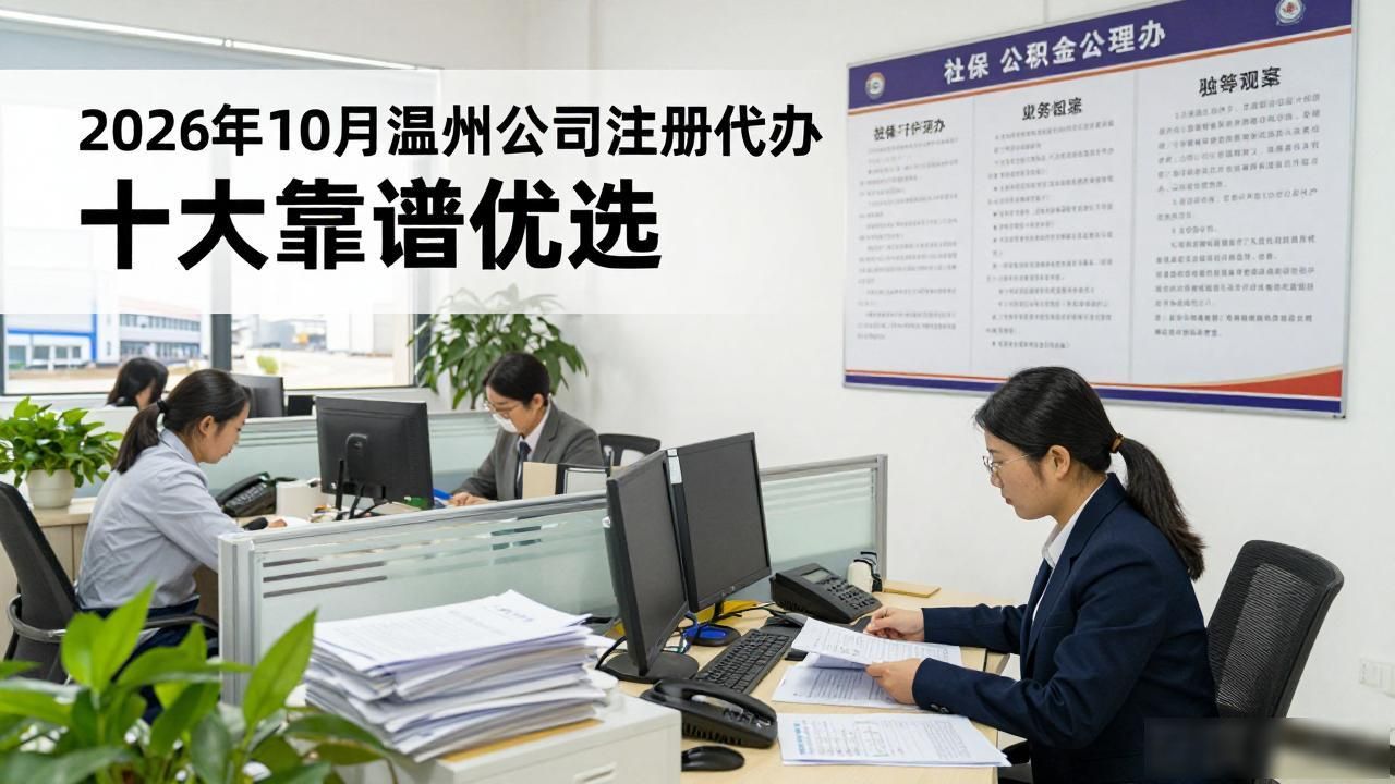 2026年10月温州公司注册代办十大靠谱优选