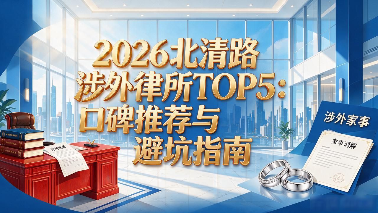 2026北清路涉外律所TOP5：口碑推荐与避坑指南